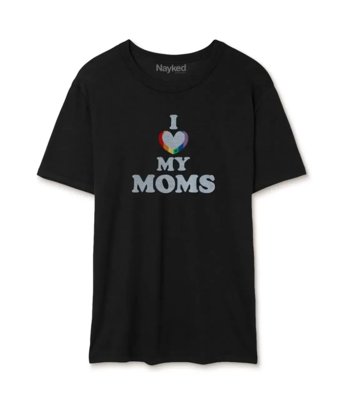 Men Nayked Apparel Shirts>Men'S Ridiculously Soft Vintage Graphic T-Shirt | I Love My Moms
