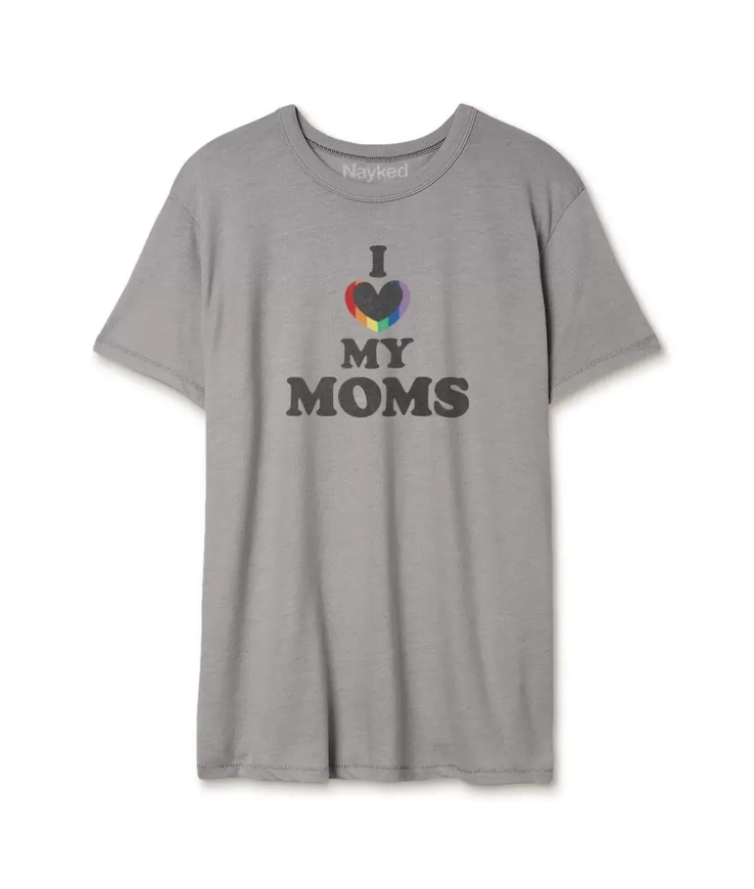 Men Nayked Apparel Shirts>Men'S Ridiculously Soft Vintage Graphic T-Shirt | I Love My Moms