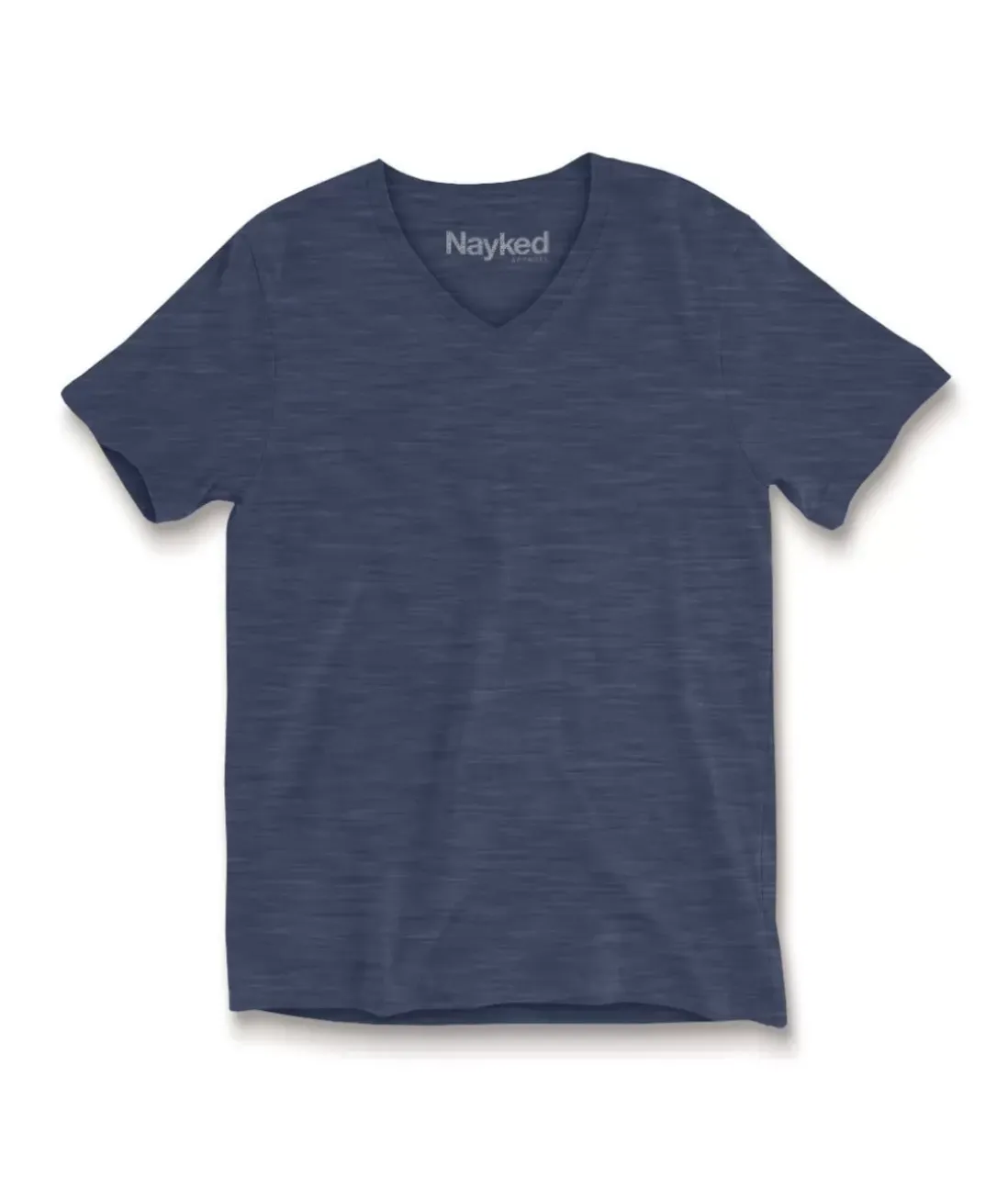 Men Nayked Apparel Shirts>Men'S Short Sleeve Slub Jersey V-Neck T-Shirt