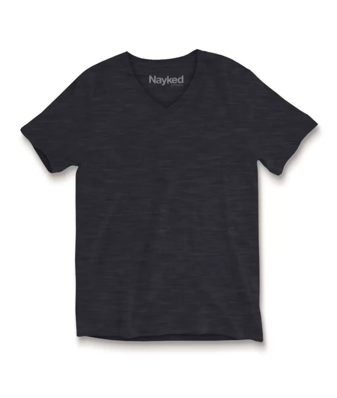 Men Nayked Apparel Shirts>Men'S Short Sleeve Slub Jersey V-Neck T-Shirt
