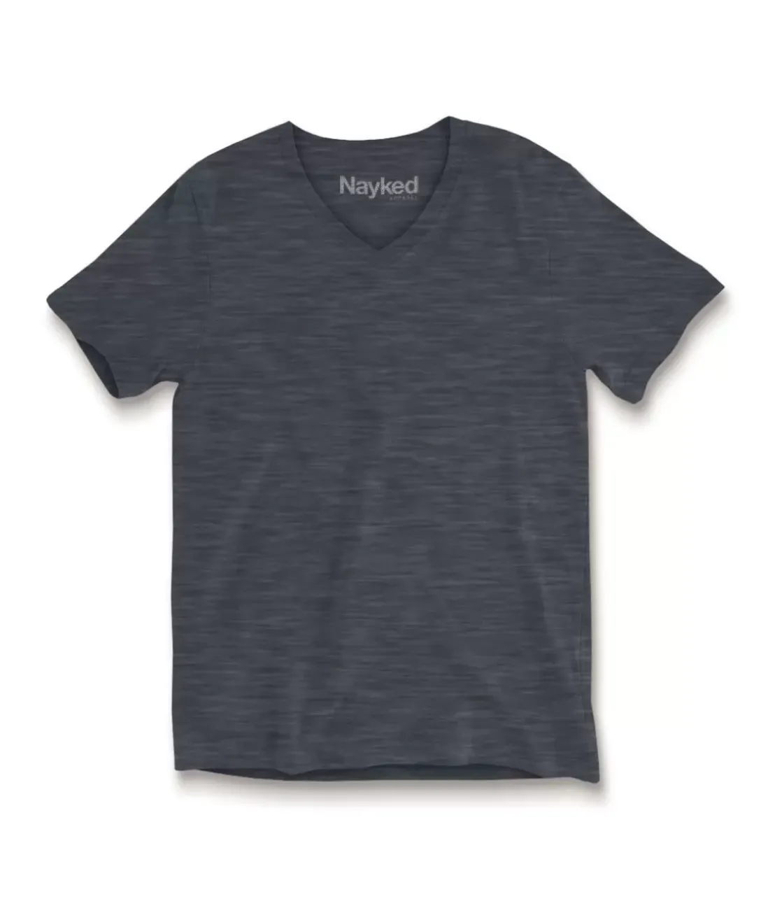 Men Nayked Apparel Shirts>Men'S Short Sleeve Slub Jersey V-Neck T-Shirt