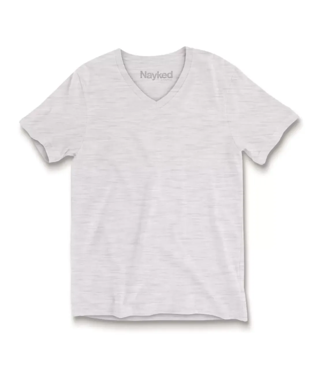 Men Nayked Apparel Shirts>Men'S Short Sleeve Slub Jersey V-Neck T-Shirt