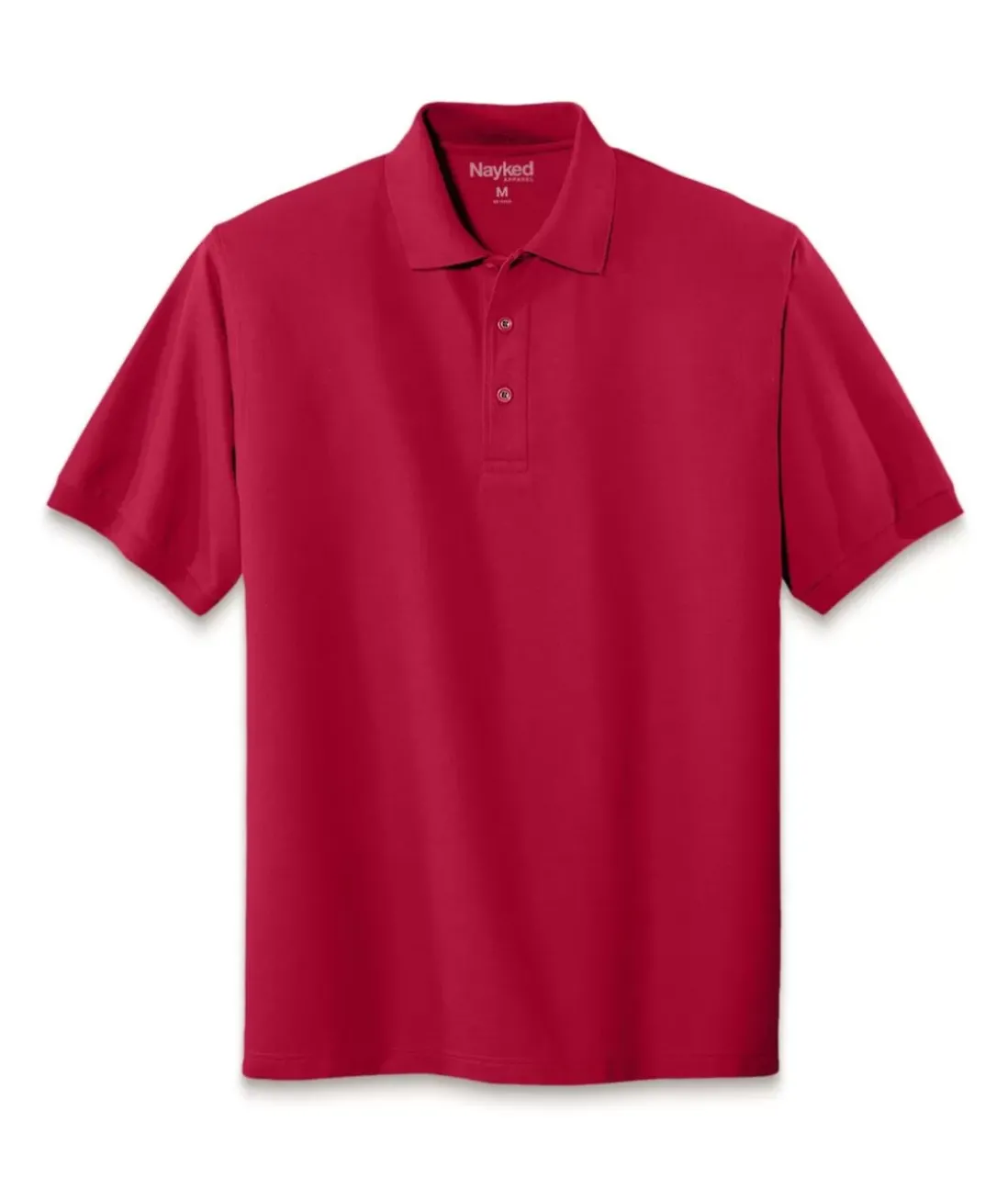 Men Nayked Apparel Shirts>Men'S Soft Big Pique Polo Shirt