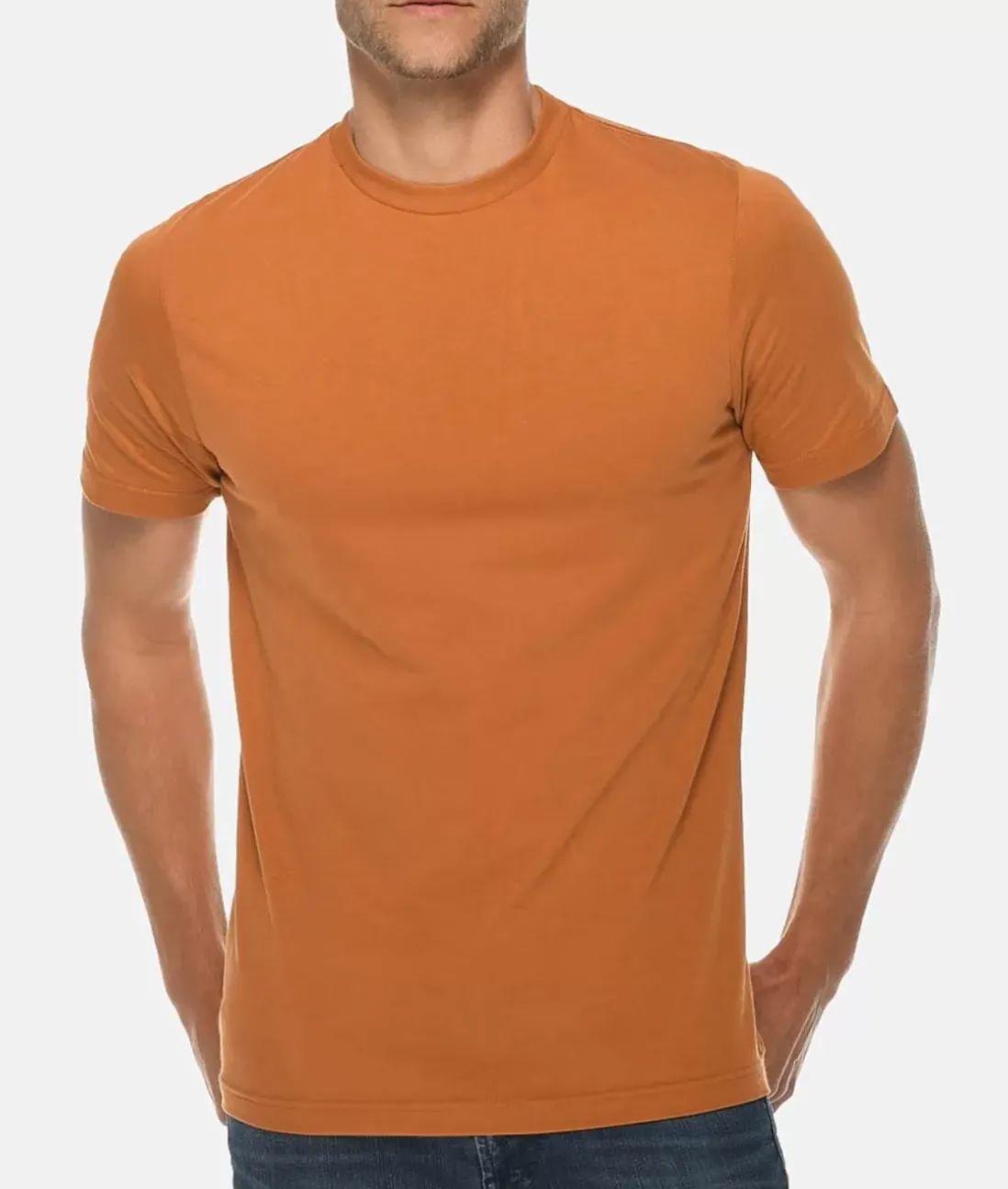 Men Nayked Apparel T-Shirts>Men'S Soft Deluxe 100% Cotton T-Shirt