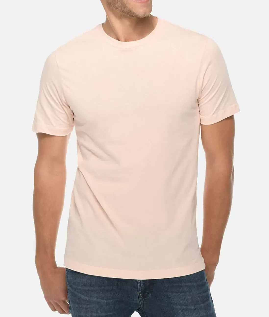 Men Nayked Apparel T-Shirts>Men'S Soft Deluxe 100% Cotton T-Shirt