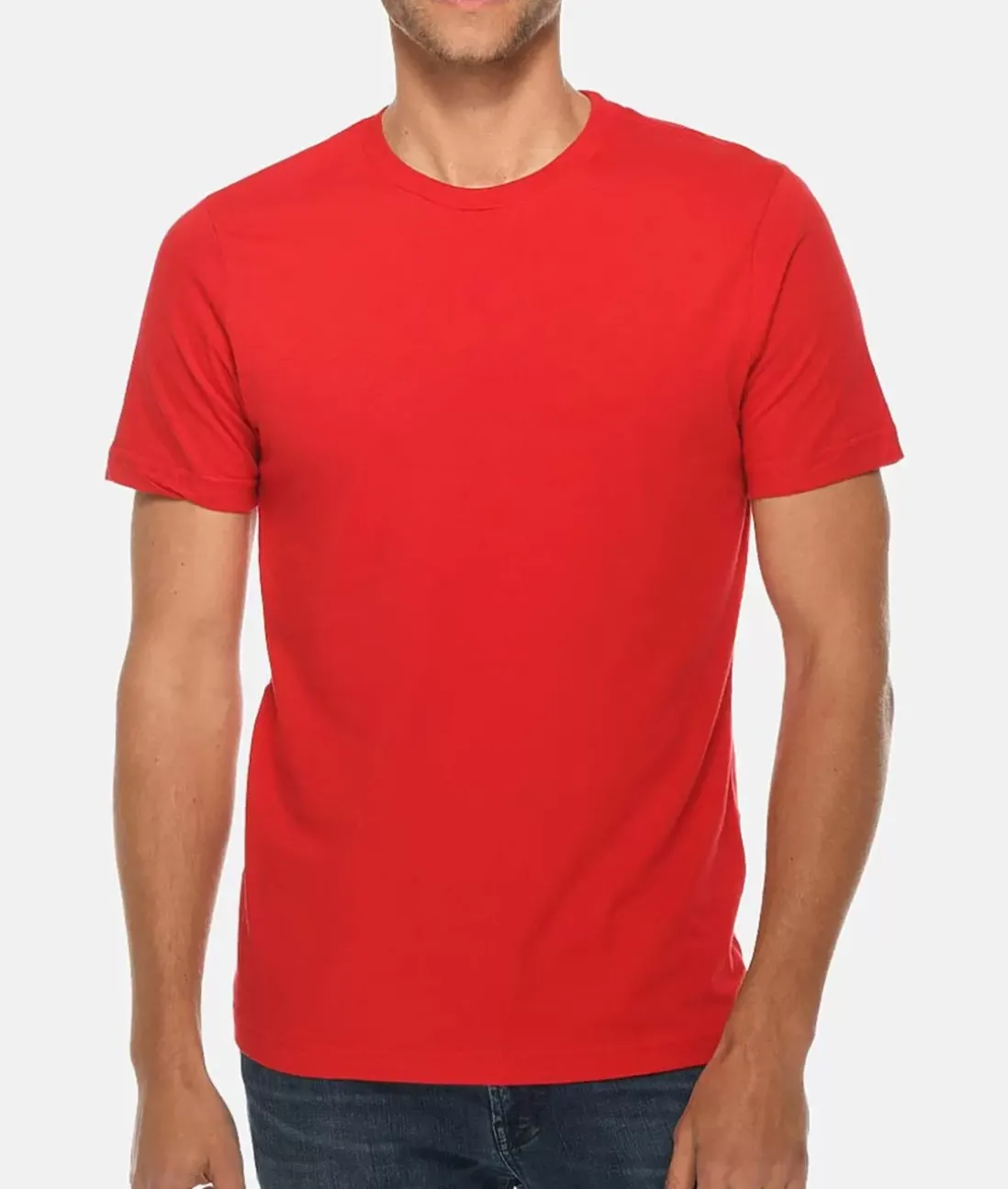 Men Nayked Apparel Shirts>Men'S Soft Deluxe 100% Cotton T-Shirt