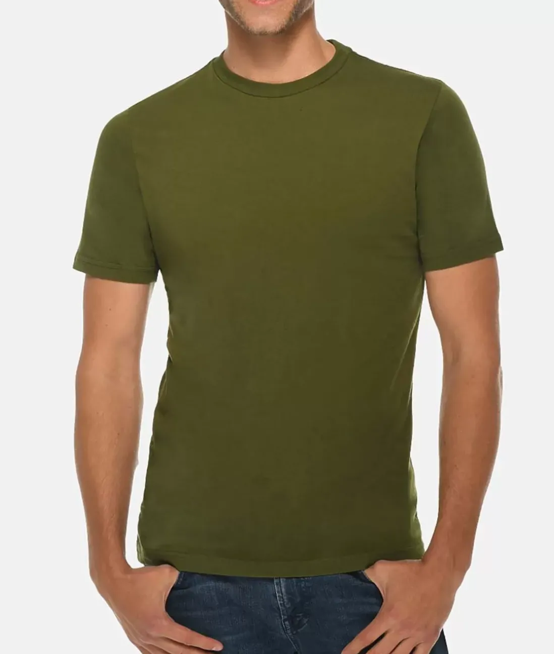 Men Nayked Apparel Shirts>Men'S Soft Deluxe 100% Cotton T-Shirt