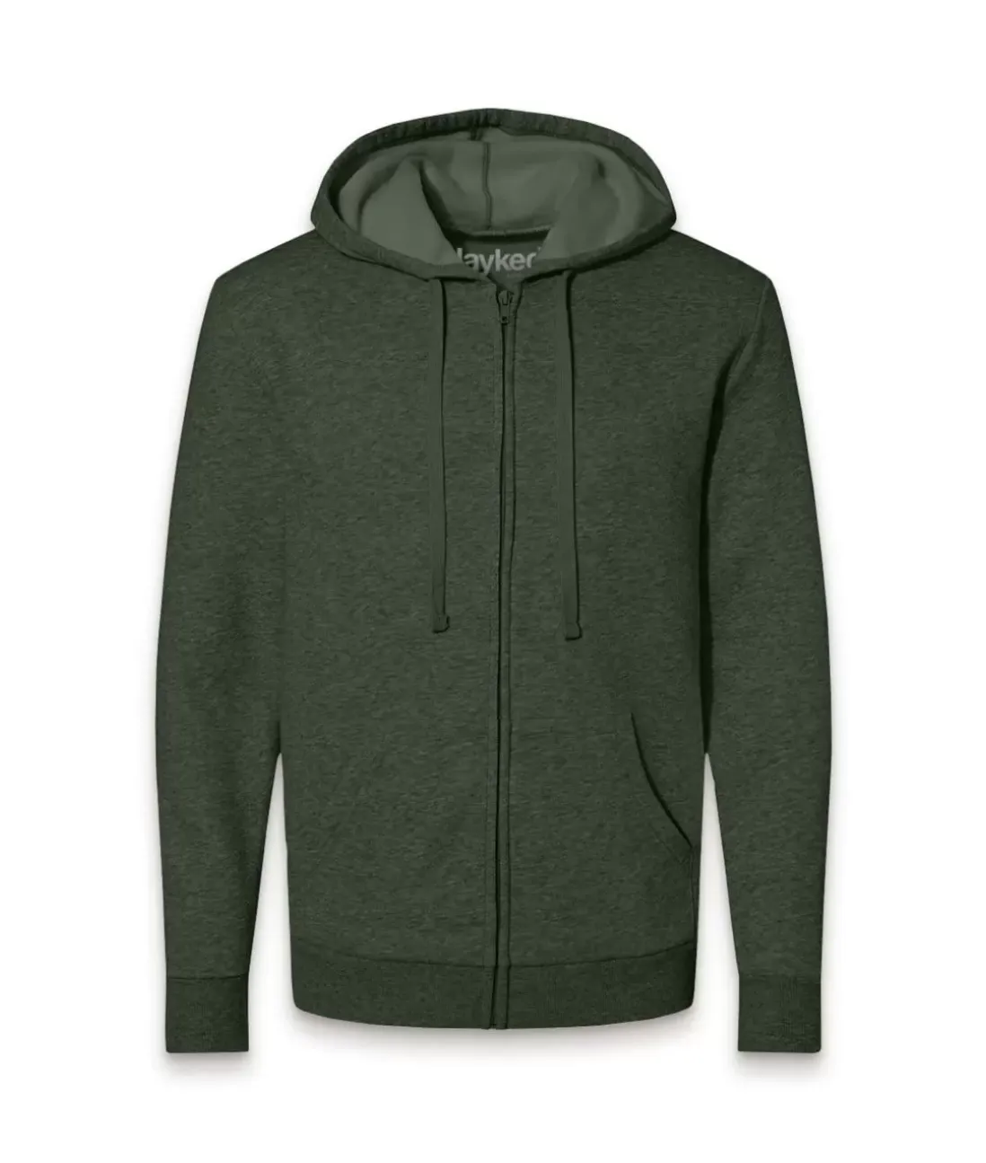 Men Nayked Apparel Shirts>Men'S Soft Eco Friendly Full Zip Hoodie