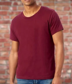 Men Nayked Apparel Shirts>Men'S Soft Garment Washed Big 100% Cotton Short Sleeve T-Shirt