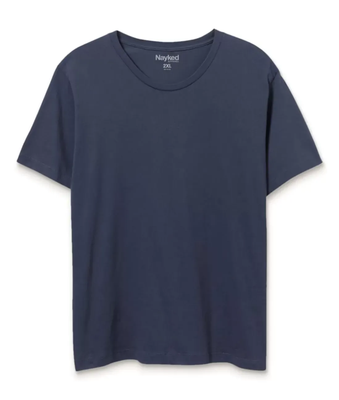Men Nayked Apparel Shirts>Men'S Soft Garment Washed Big 100% Cotton Short Sleeve T-Shirt