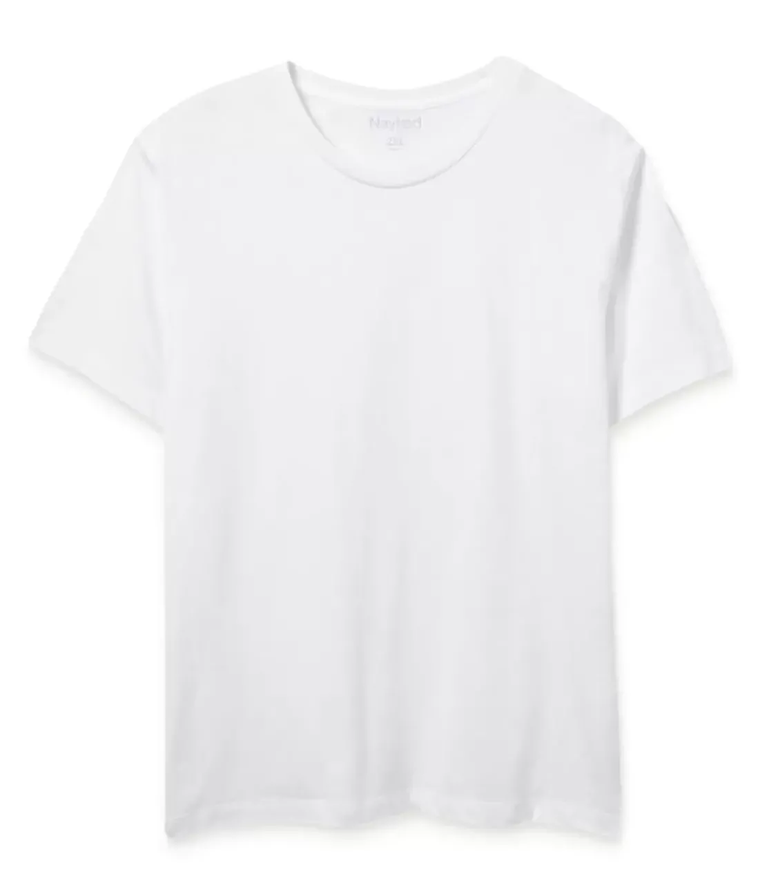 Men Nayked Apparel Shirts>Men'S Soft Garment Washed Big 100% Cotton Short Sleeve T-Shirt