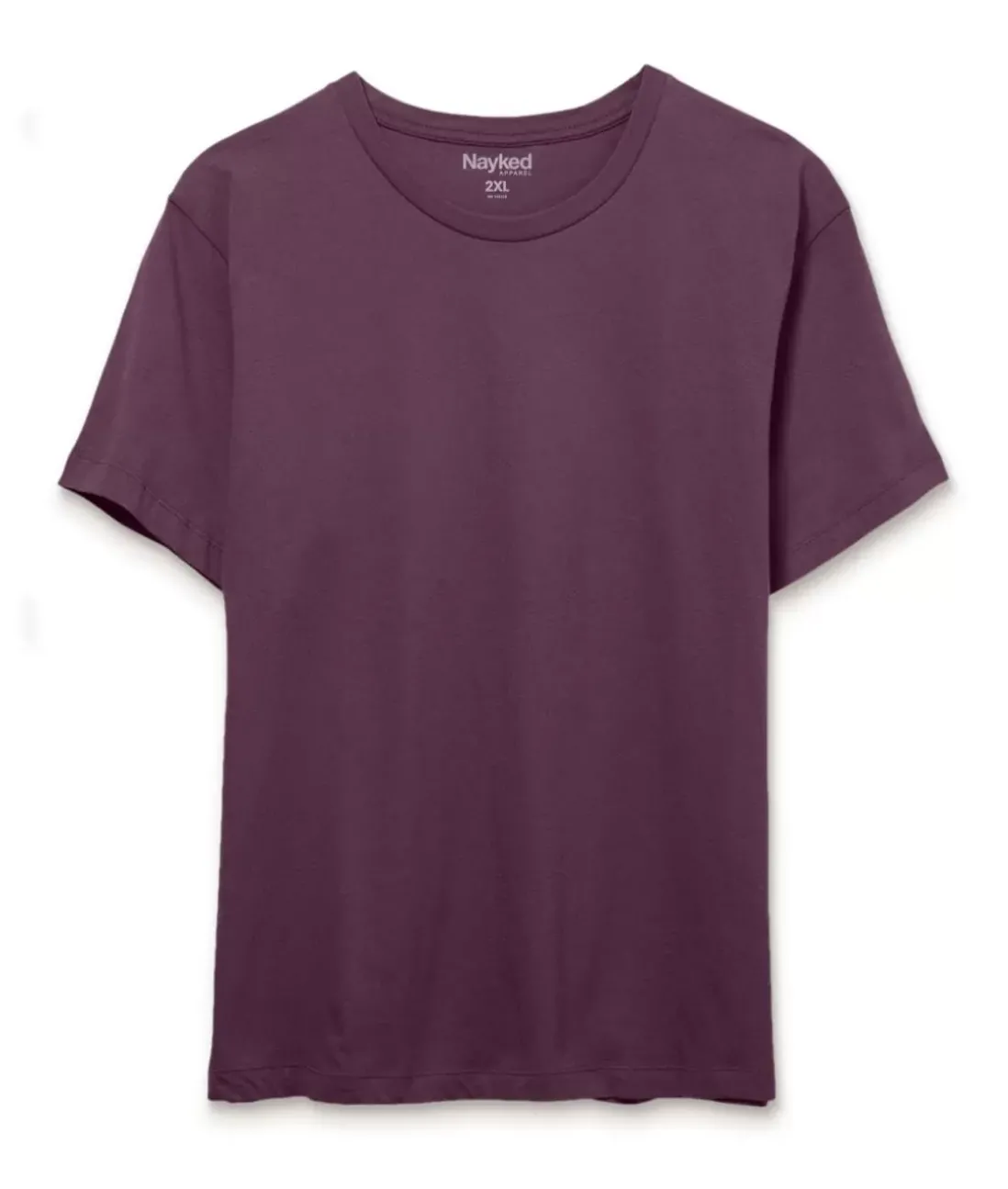 Men Nayked Apparel Shirts>Men'S Soft Garment Washed Big 100% Cotton Short Sleeve T-Shirt