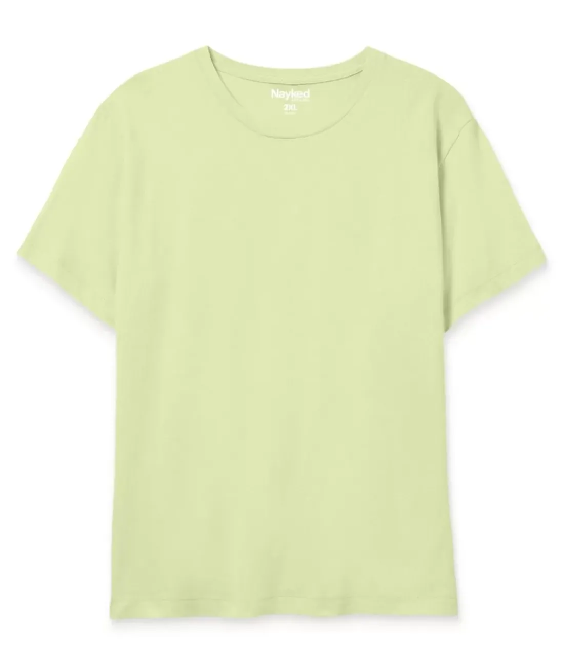 Men Nayked Apparel Shirts>Men'S Soft Garment Washed Big 100% Cotton Short Sleeve T-Shirt