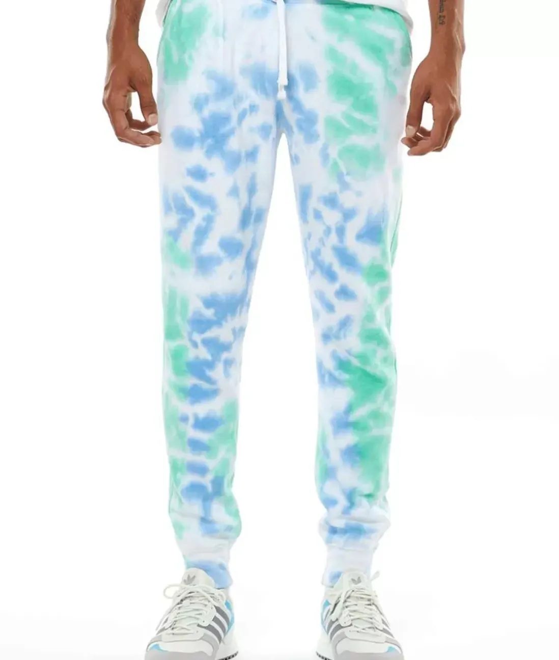 Men Nayked Apparel Bottoms>Men'S Soft Washed Tie Dye Fleece Joggers