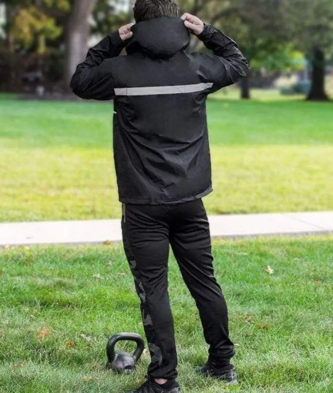 Men Nayked Apparel Shirts>Men'S Water-Resistant Tech Jacket/Discontinued