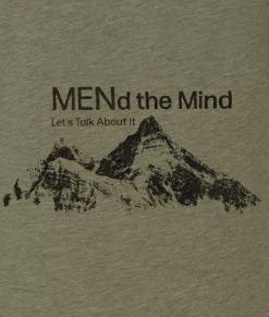 Men Nayked Apparel Shirts>Ridiculously Soft Crew Neck Graphic T-Shirt | Mend The Mind-Mountains