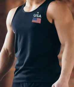 Men Nayked Apparel Shirts>Ridiculously Soft Men'S Big Usa Graphic Tank