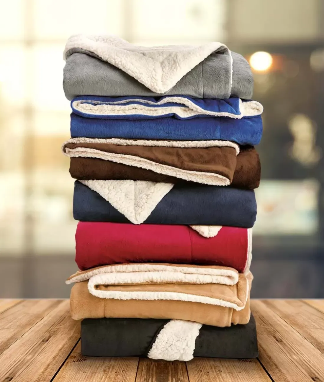 Men Nayked Apparel Accessories>Ridiculously Soft Micro Mink Faux Sherpa Blanket