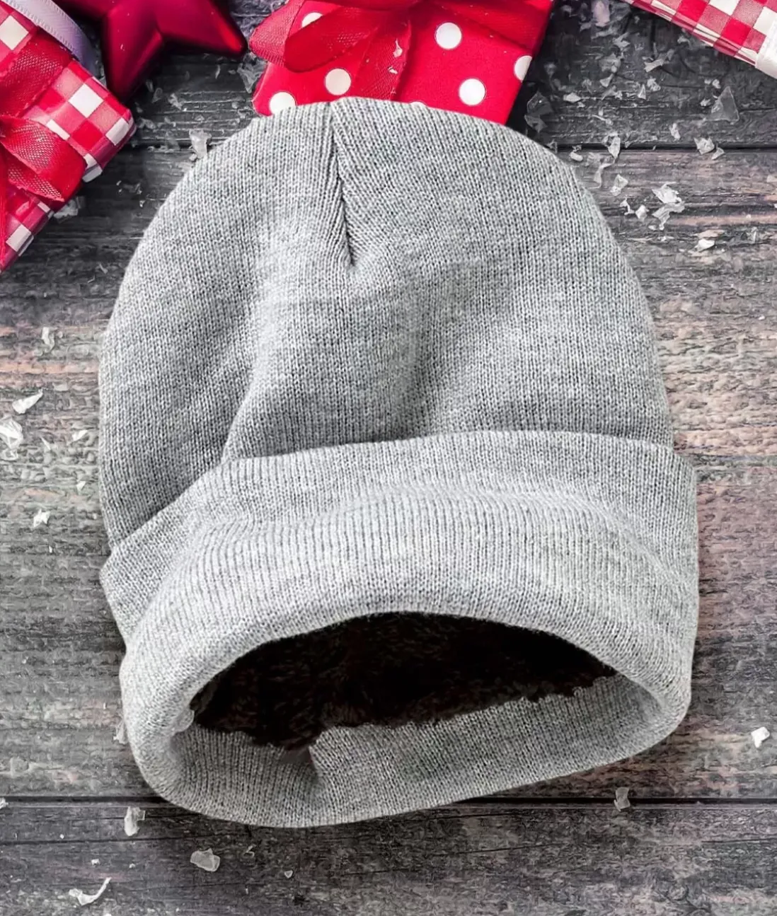 Men Nayked Apparel Accessories>Ridiculously Soft Sherpa Lined Beanie