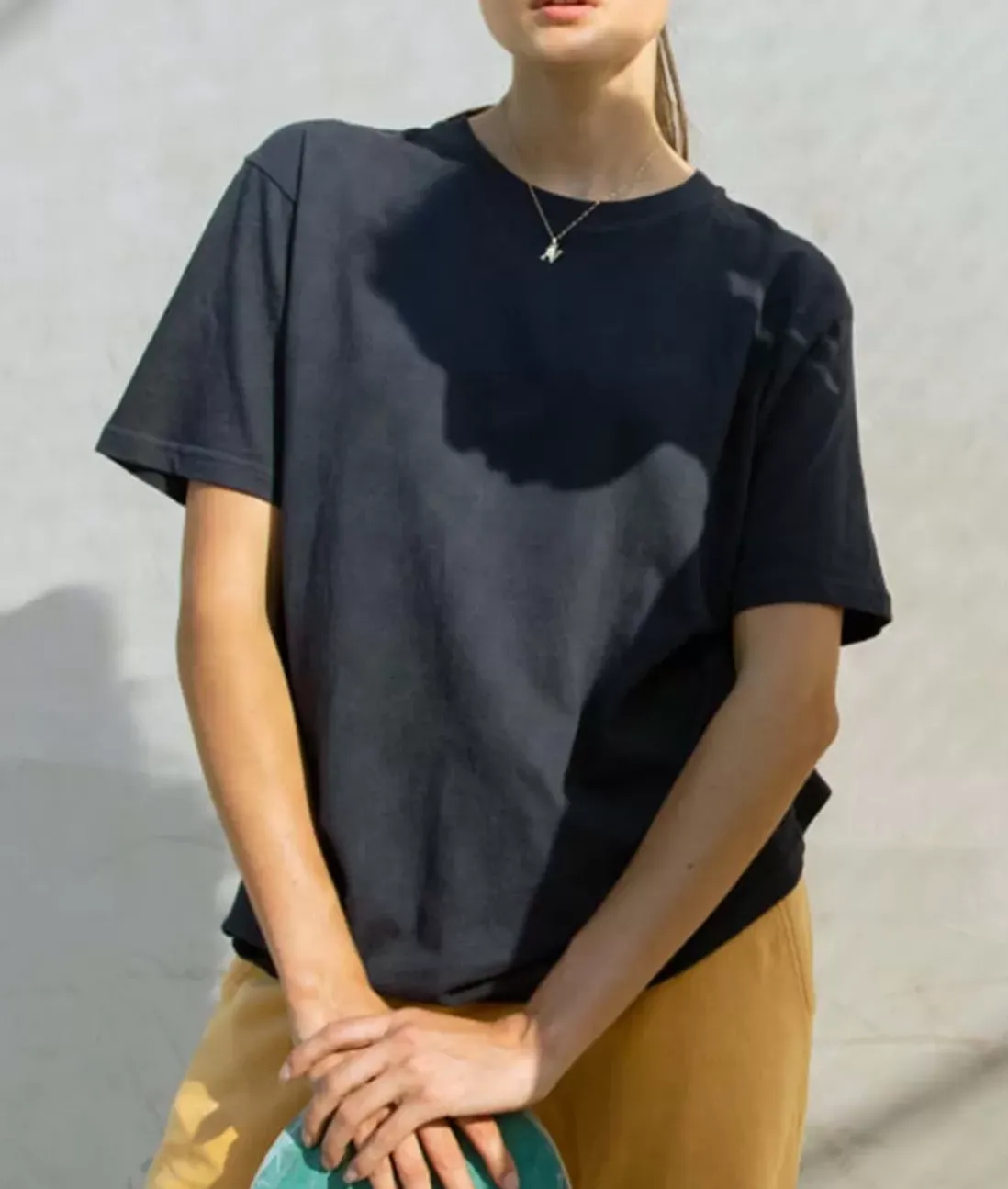 Women Nayked Apparel T-Shirts>Women'S Deluxe Oversized 100% Cotton T-Shirt