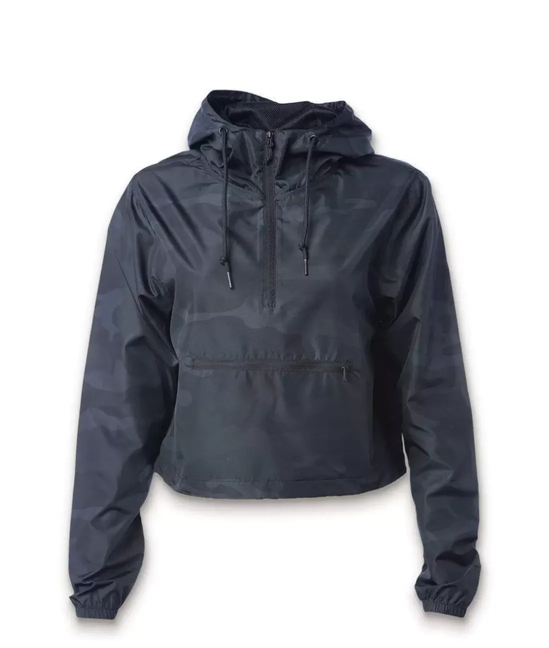 Women Nayked Apparel Tops>Women'S Lightweight Pullover Cropped Windbreaker