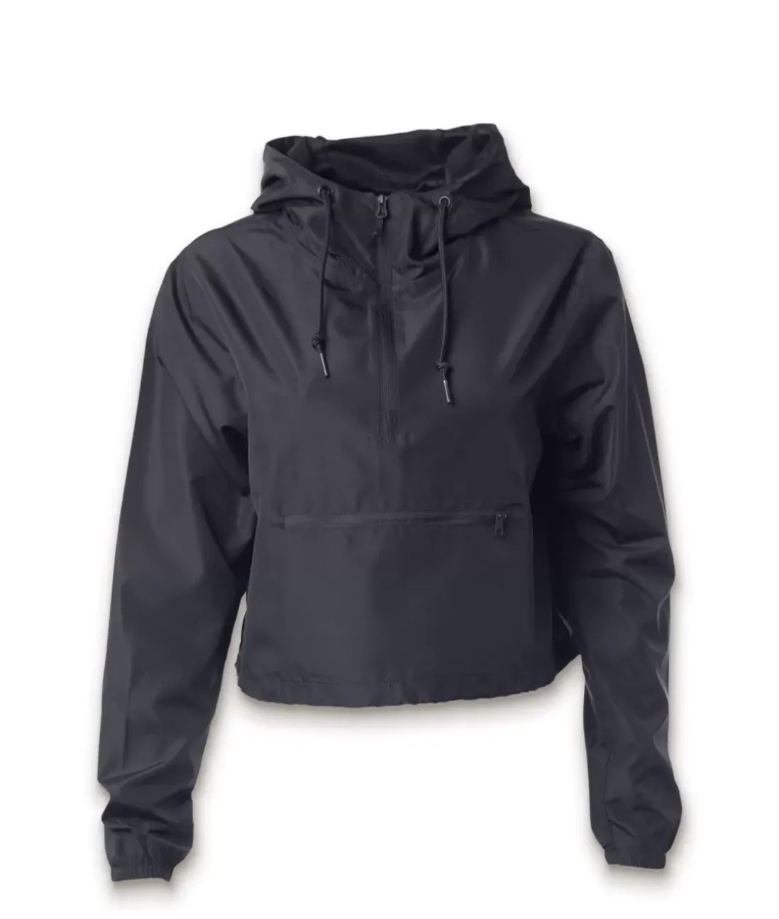 Women Nayked Apparel Athleisure>Women'S Lightweight Pullover Cropped Windbreaker