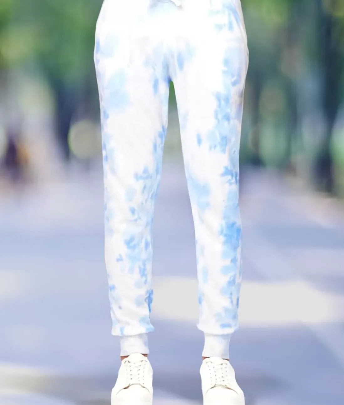 Women Nayked Apparel Athleisure>Women'S Oversized Soft Washed Tie Dye Fleece Joggers