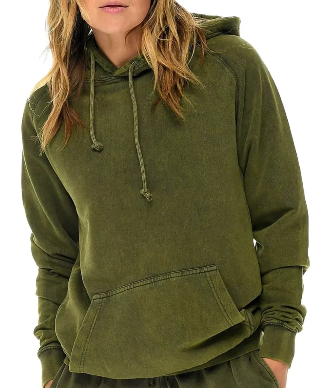Women Nayked Apparel Tops>Women'S Oversized Vintage Fleece Raglan Hoodie
