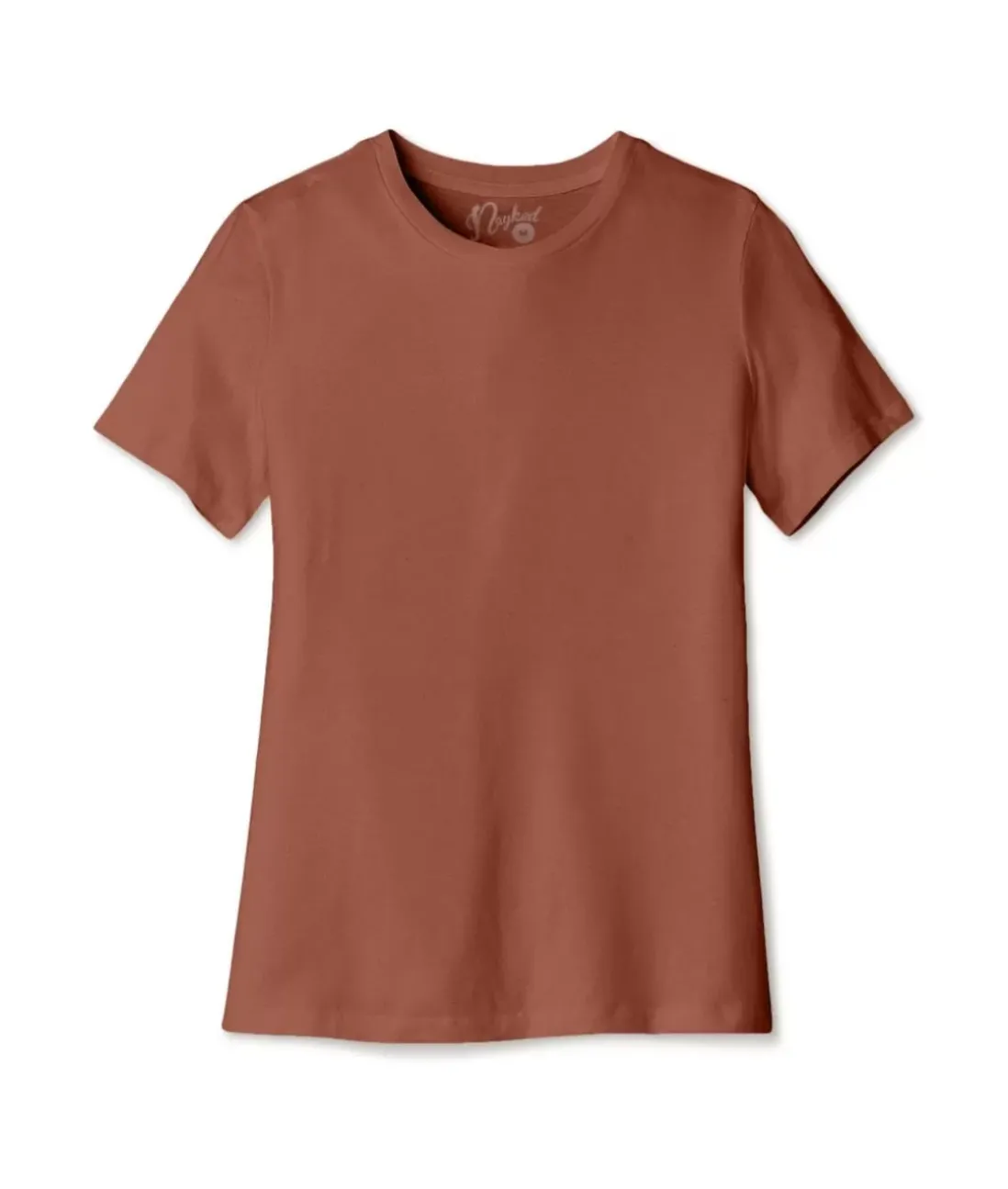 Women Nayked Apparel T-Shirts>Women'S Ridiculously Soft Relaxed Fit 100% Cotton T-Shirt | New Arrival Colors