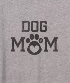 Women Nayked Apparel T-Shirts>Women'S Ridiculously Soft Vintage Crop Graphic Tee | Dog Mom