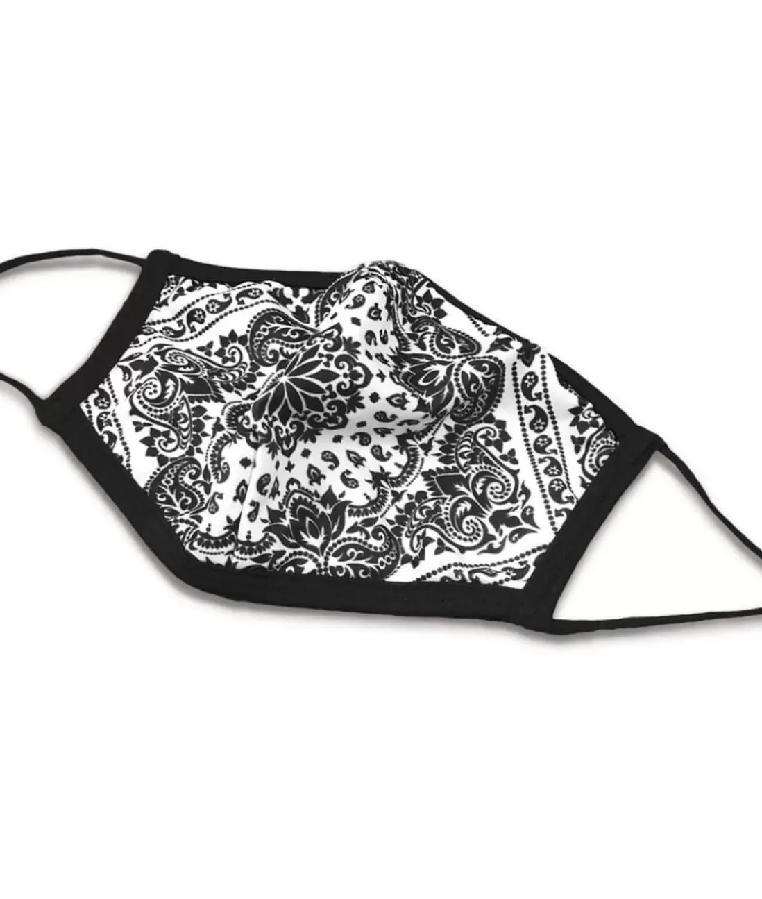 Women Nayked Apparel Accessories>Women'S Ridiculously Soft Bandana Print 2-Layer Face Mask With Adjustable Ear Loops