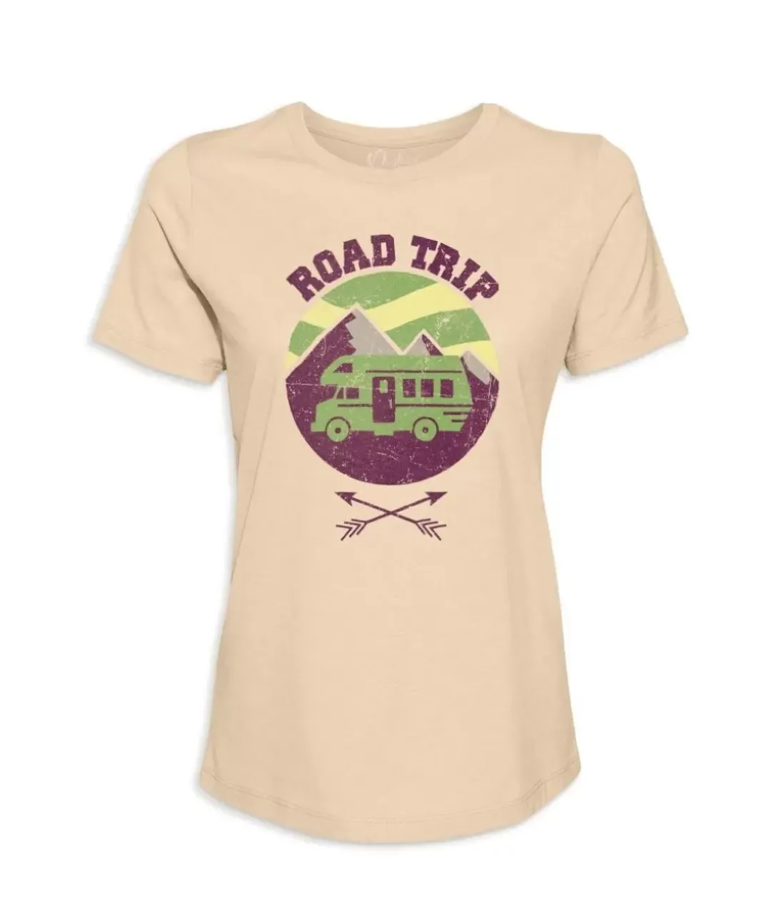 Women Nayked Apparel T-Shirts>Women'S Ridiculously Soft Graphic Tee | Road Trip