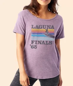 Women Nayked Apparel Tops>Women'S Ridiculously Soft Graphic Vintage Oversized Tee | Laguna Finals