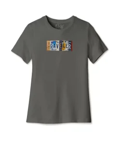 Women Nayked Apparel T-Shirts>Women'S Ridiculously Soft Cotton Graphic Tee | Traveler