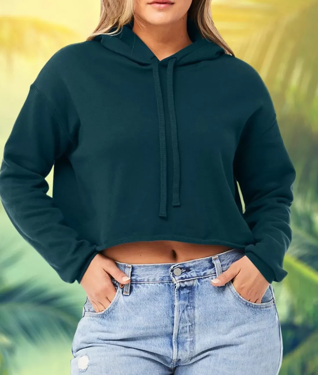 Women Nayked Apparel Hoodies & Sweatshirts>Women'S Ridiculously Soft Cropped Hoodie