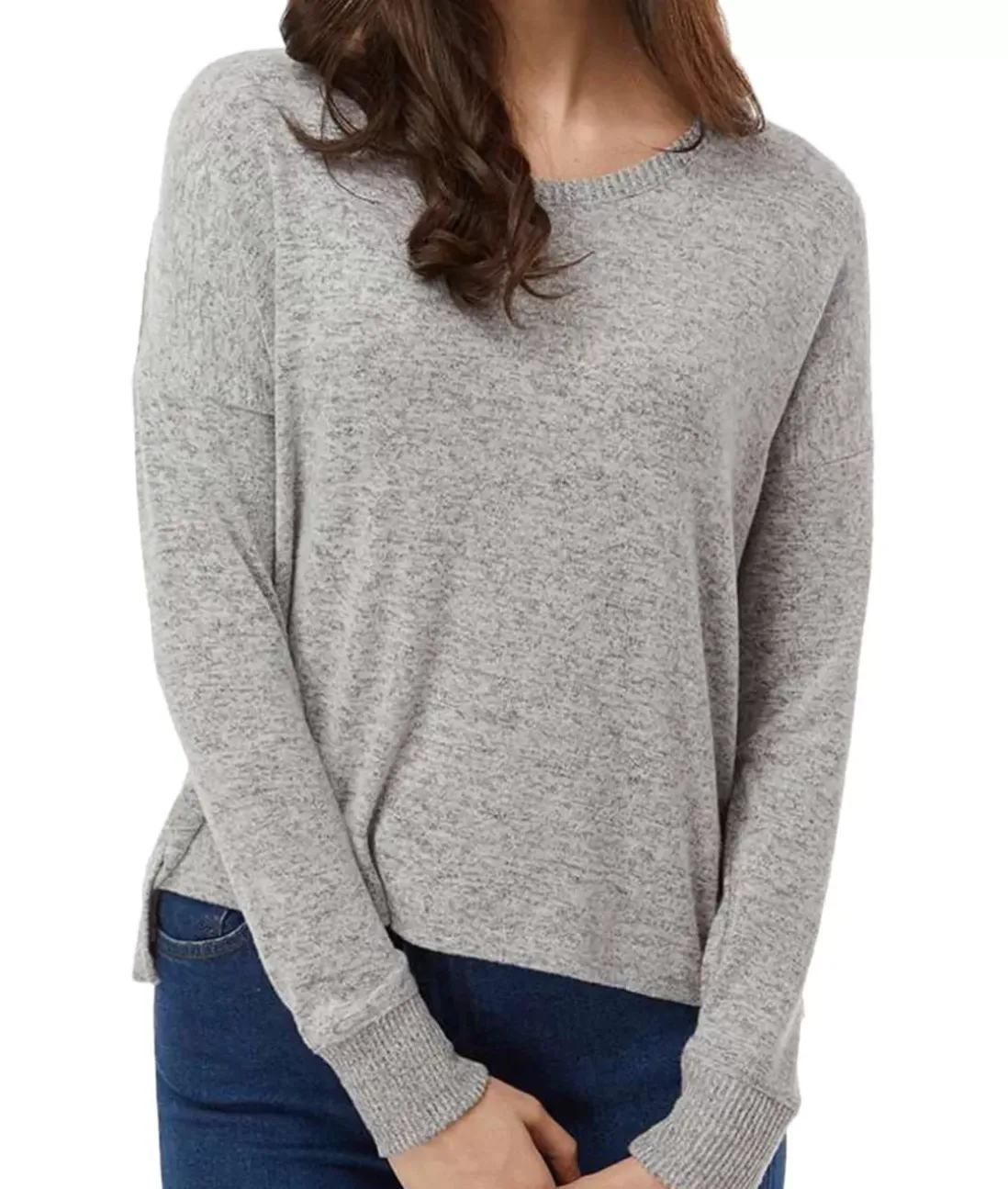 Women Nayked Apparel Tops>Women'S Ridiculously Soft Cuddle Fleece Boxy Pullover
