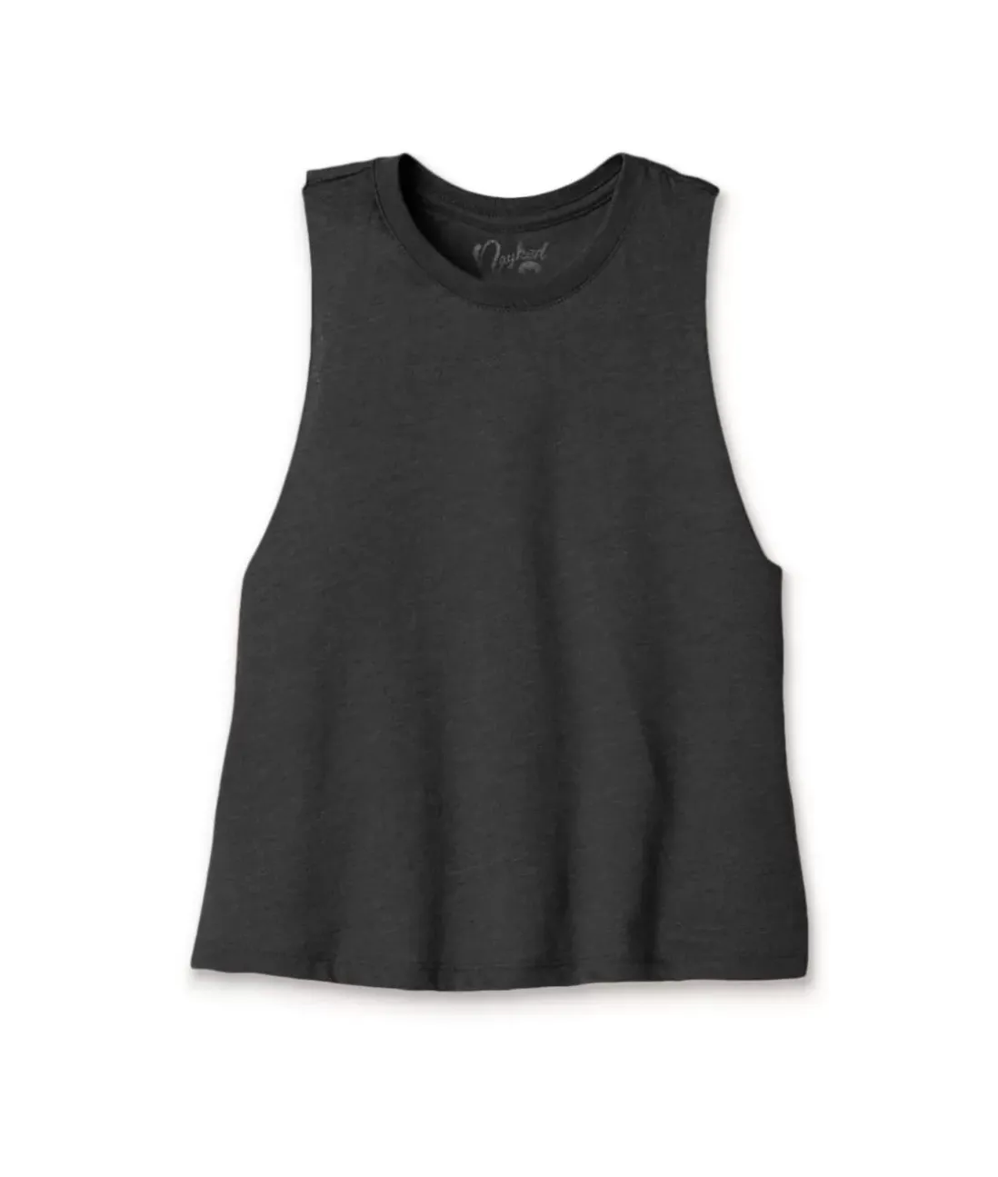 Women Nayked Apparel Tops>Women'S Ridiculously Soft Cropped Racerback Muscle Tank