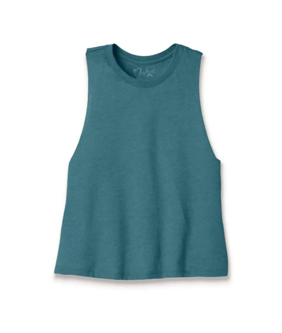 Women Nayked Apparel Tops>Women'S Ridiculously Soft Cropped Racerback Muscle Tank