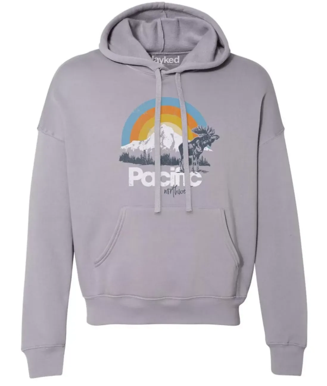 Women Nayked Apparel Hoodies & Sweatshirts>Women'S Ridiculously Soft Graphic Oversized Pullover Sweatshirt | Pacific Northwest