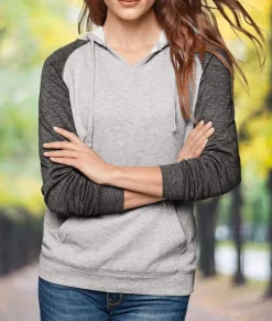 Women Nayked Apparel Hoodies & Sweatshirts>Women'S Ridiculously Soft Raglan Fleece Hoodie