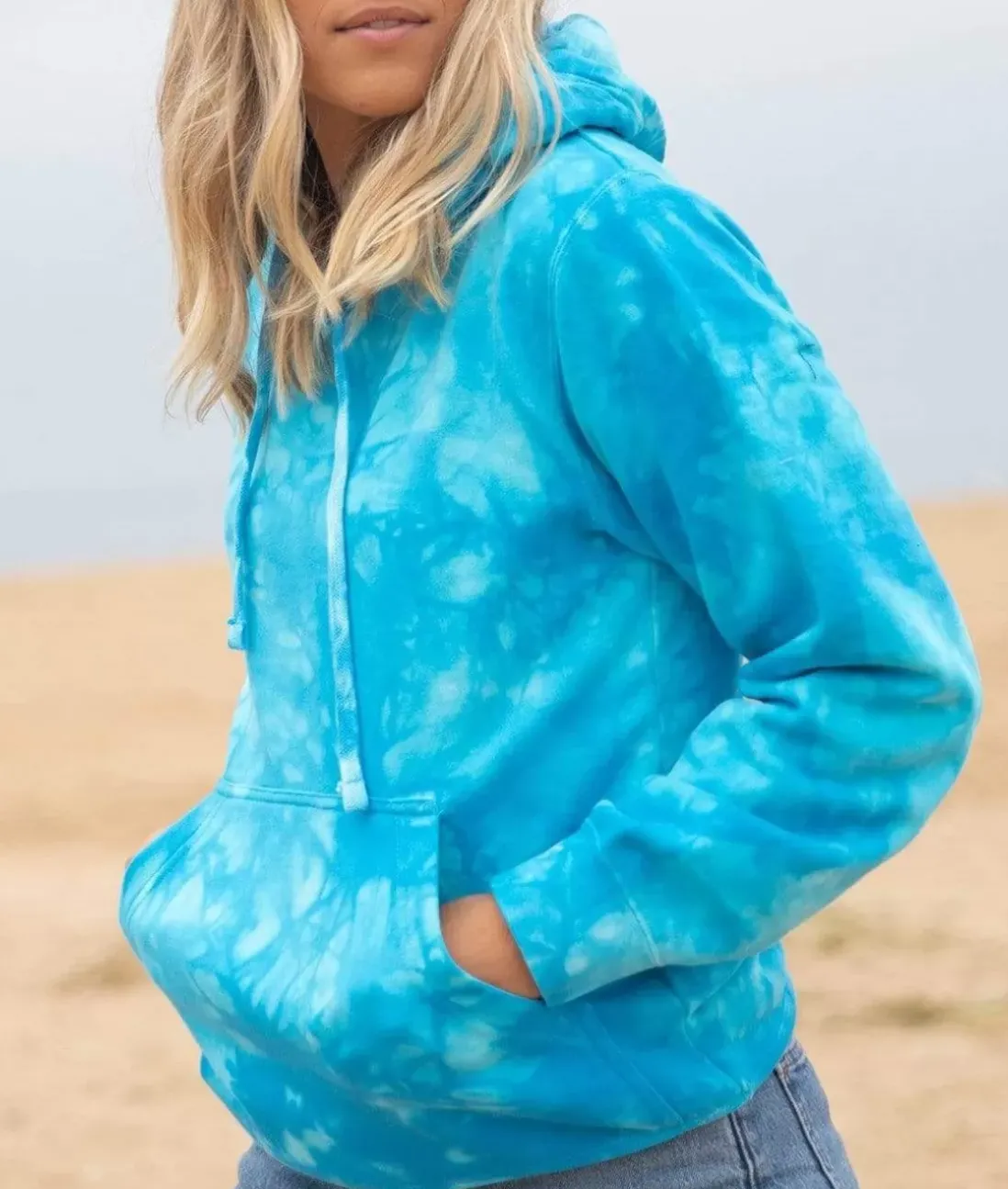 Women Nayked Apparel Hoodies & Sweatshirts>Women'S Ridiculously Soft Tie Dye Hooded Sweatshirt