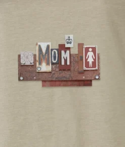 Women Nayked Apparel T-Shirts>Women'S Ridiculously Soft Midweight Graphic Tee | License Plate Art: Mom
