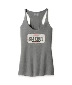 Women Nayked Apparel Tops>Women'S Ridiculously Soft Lightweight Racerback Graphic Tank | 614 Cbus