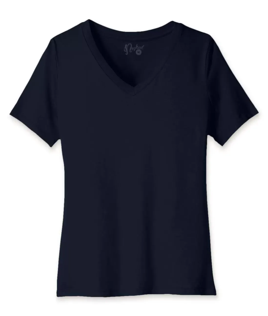 Women Nayked Apparel T-Shirts>Women'S Ridiculously Soft Relaxed Fit 100% Cotton V-Neck T-Shirt