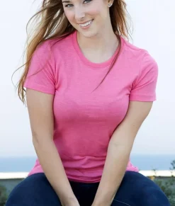 Women Nayked Apparel T-Shirts>Women'S Ridiculously Soft Lightweight Crew Neck T-Shirt