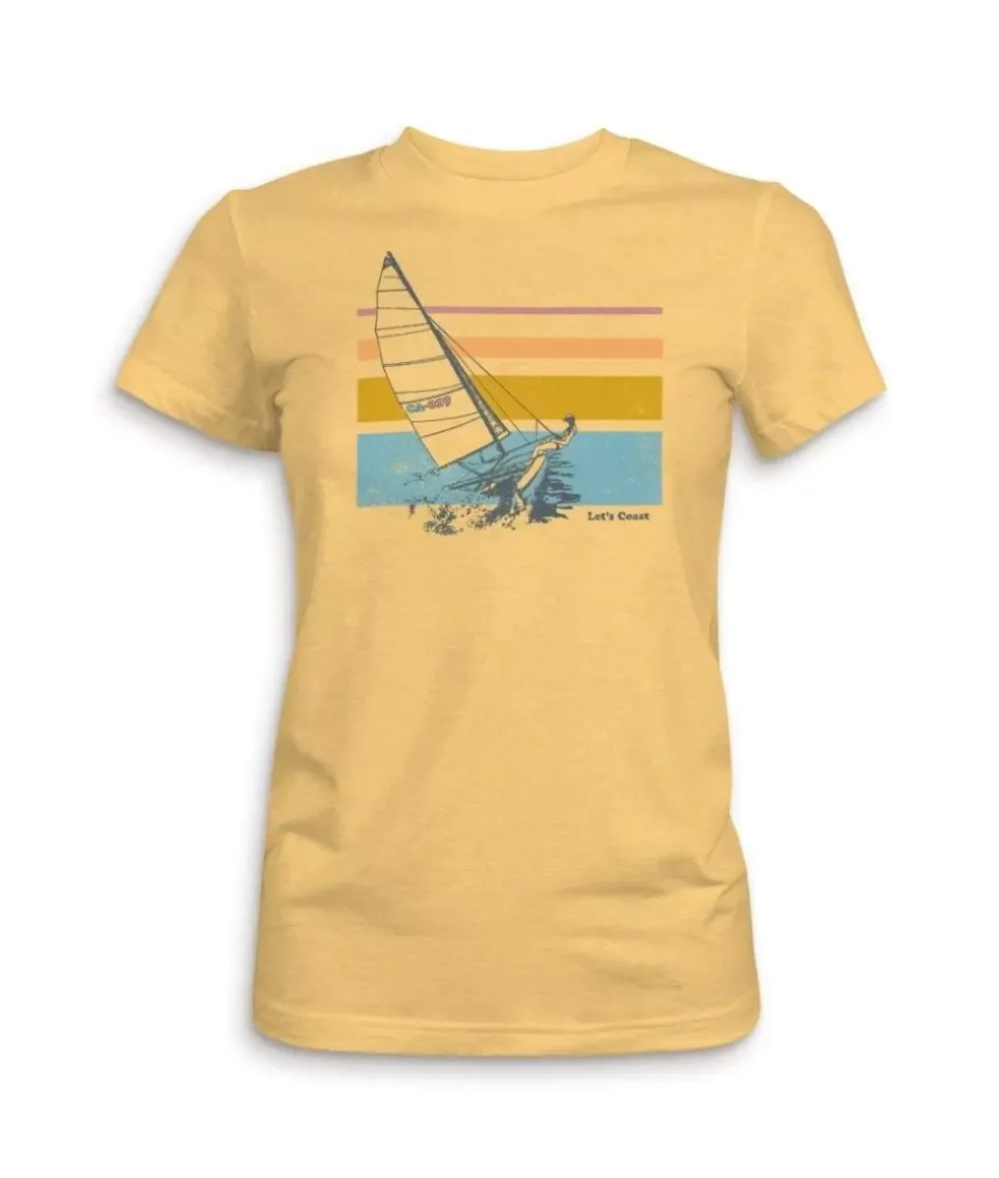 Women Nayked Apparel T-Shirts>Women'S Ridiculously Soft Midweight Graphic Tee | Let'S Coast