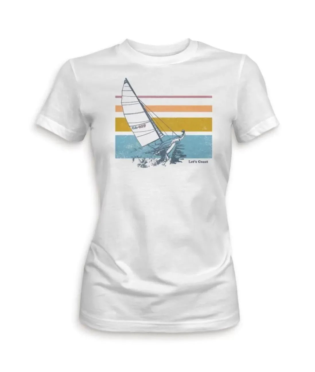 Women Nayked Apparel T-Shirts>Women'S Ridiculously Soft Midweight Graphic Tee | Let'S Coast
