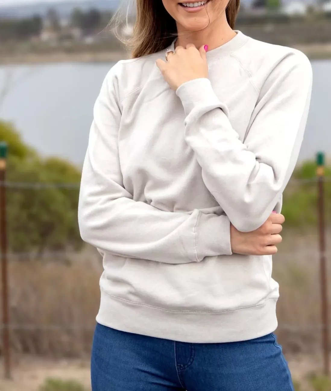 Women Nayked Apparel Hoodies & Sweatshirts>Women'S Ridiculously Soft Boyfriend Raglan Pullover