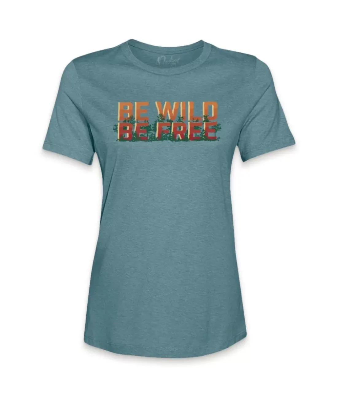 Women Nayked Apparel Tops>Women'S Ridiculously Soft Midweight Graphic Tee | Be Wild, Be Free