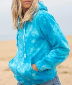 Women Nayked Apparel Tops>Women'S Ridiculously Soft Tie Dye Hooded Sweatshirt